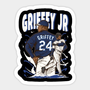 Ken Griffey Jr. Cartoon Sticker